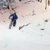 Crossing the bridge on the Lodgepole Loop after a fresh snow.