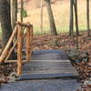 One of three bridge crossings on the Crystal Springs Loop Trail.