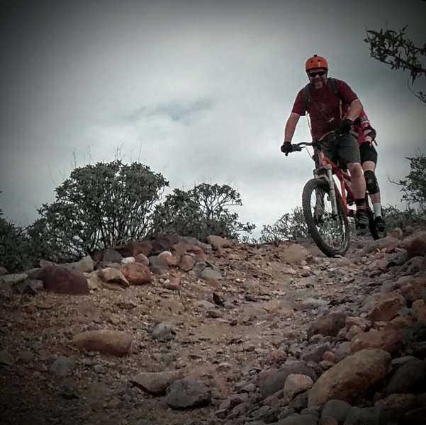 Boulders and gravel