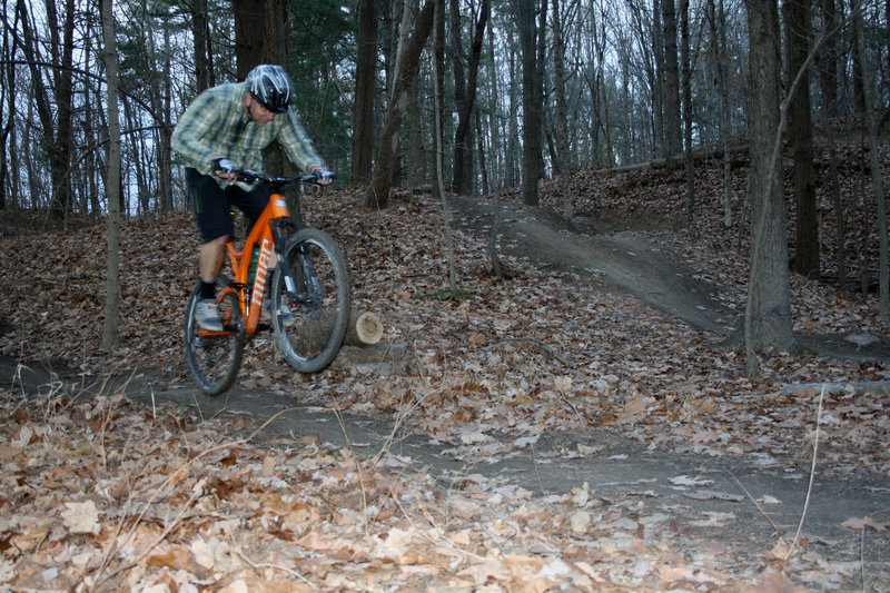 Little jumps on Perimeter Trail