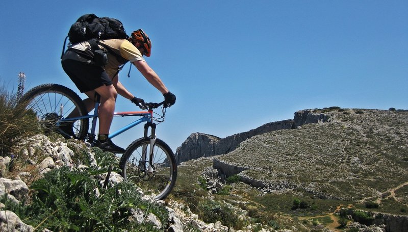 First section of the Aitana's Ridge.