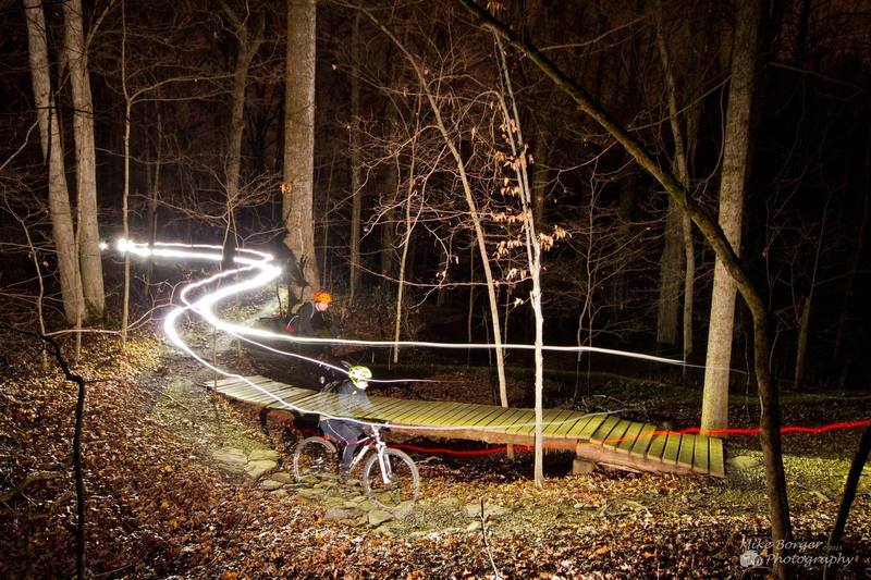 Night ride on Saunders Springs!