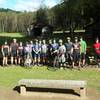 Start of a group ride at the main park area.