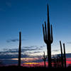 Beautiful sunsets are one of the highlights of the Maricopa Trail.