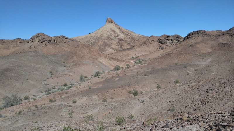 Looking north toward Sugarloaf Peak.  Black Canyon in on the right.