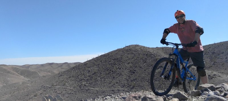 While spotting wildlife is not particularly common, this trail is very wild and I scared up an enormous great horned owl in the valley behind me.