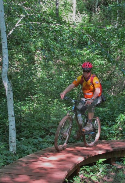 Old guy on a bridge on Sidewinder.