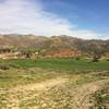 Over looking Stables on alternative trail.