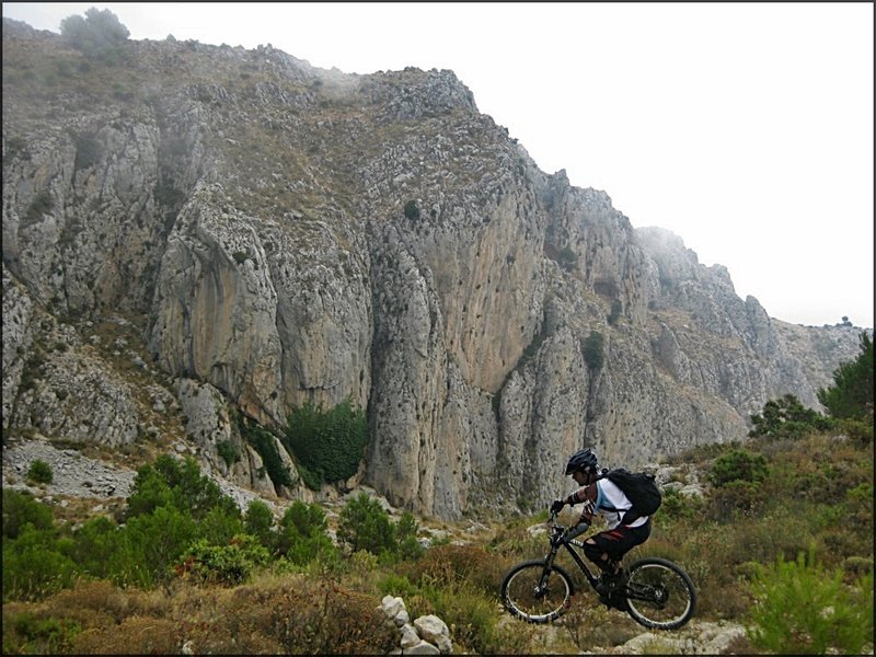 The first section of the Barranc Negre Trail.