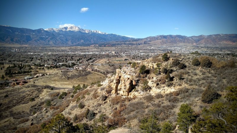 Western edge of Palmer Park.