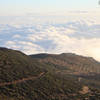 Cinder Road along ridge line.