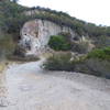 The sand trap on Black Diamond Trail.