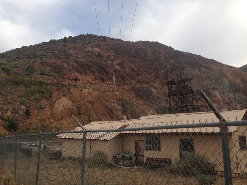 An old building of the copper mine.