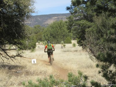 Mile five of the fifth lap.
