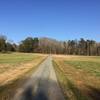 A short pedal on a gravel road.