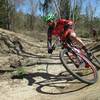 Hitting a berm at the CCORS Race 2015.