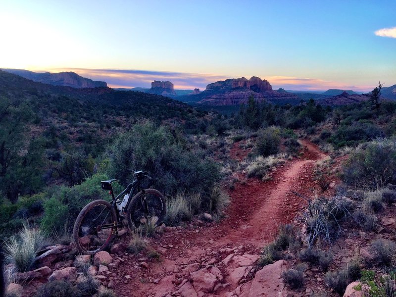 Sweeping views on Old Post Trail.