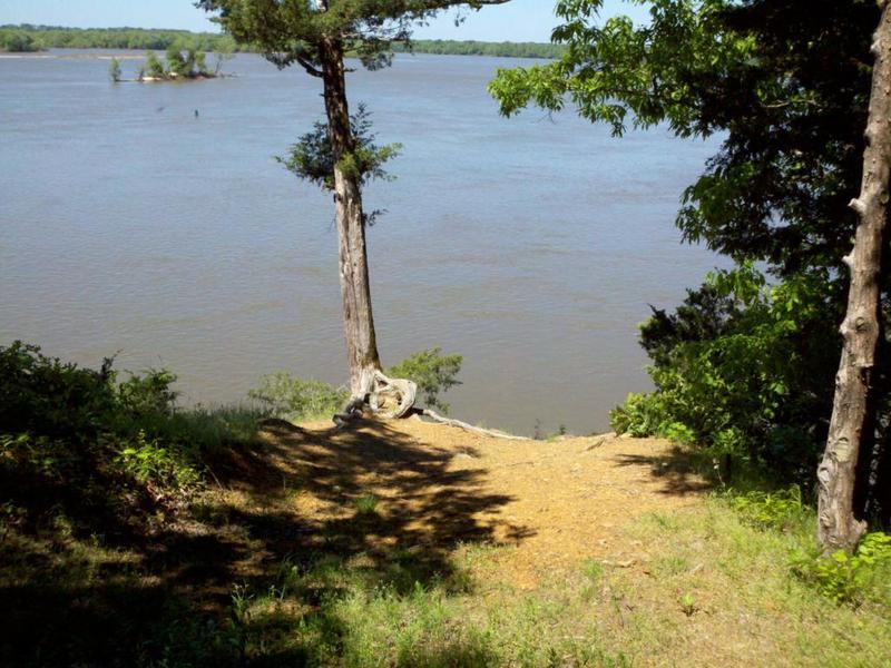 One of the nice views from the trail of the Arkansas River.