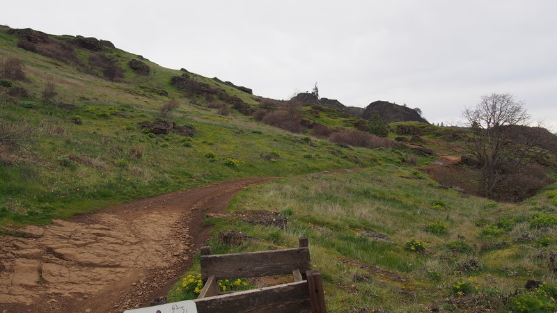 Start of the Jeep Trail.