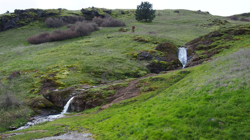 Double waterfall. Taken in March