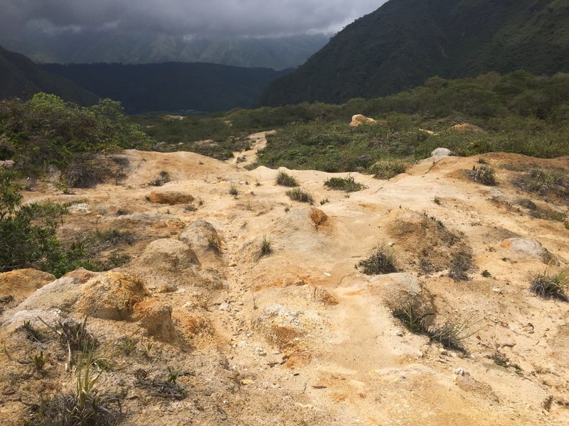 Looking downhill from the top of the Mars Zone.