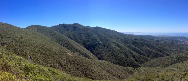 View from North Peak Access Road.