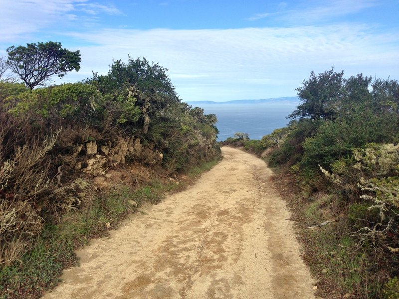 North Peak Access Road.