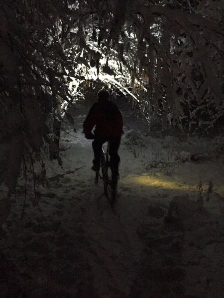 Winter biking is a blast at Walnut Creek!