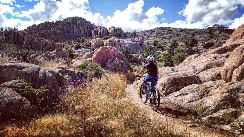 Beautiful rock formation at Constellation Trails.