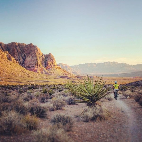 Sunset ride at Viagra Trail