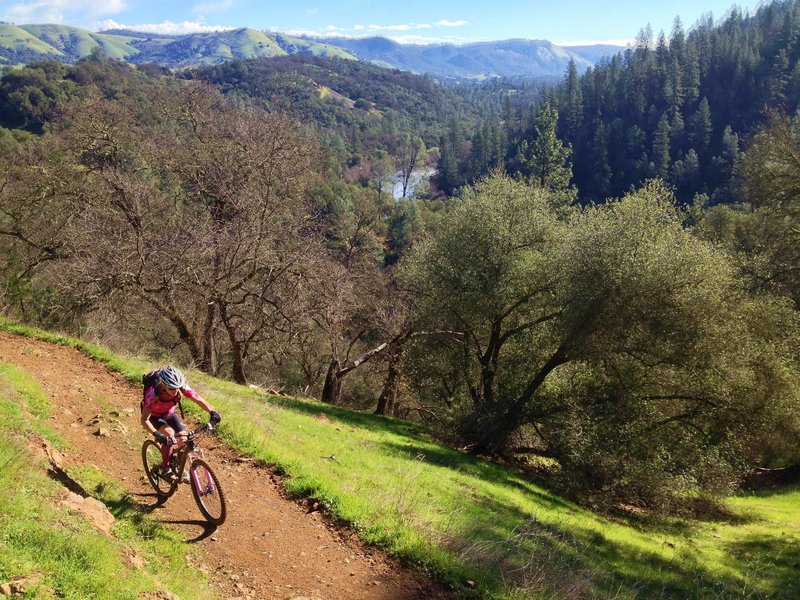 South Fork American River and the Sierra in the background.