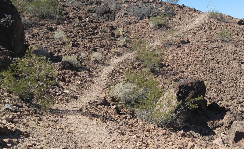 Last climb before descent toward Black Canyon.