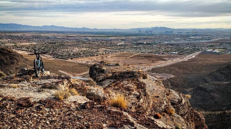 Ike's Peek view of Las Vegas Strip.