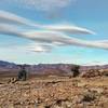 Clouds over Southwest Ridge Mountain.