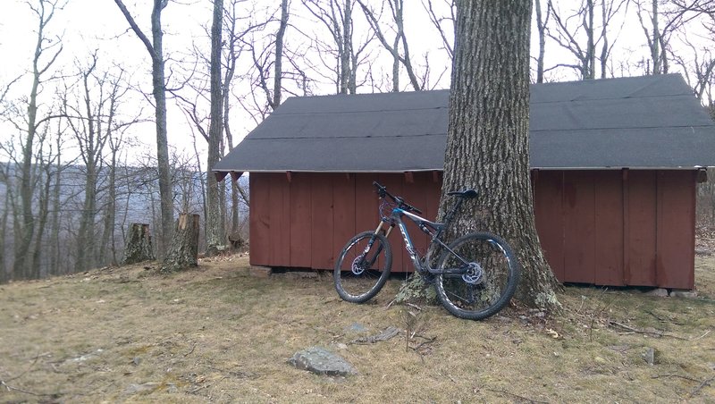 The ride up to the shelter is mostly uphill with many hike-a-bike sections.