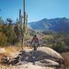 A lot of big Rocks to play with on these trails.