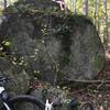 The first rock outcrop on the Yellow Trails, makes a good rest area for new or younger riders. Turn around here for a 3.5 mile ride.