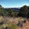 Garden of the Gods from Rampart Range Road.