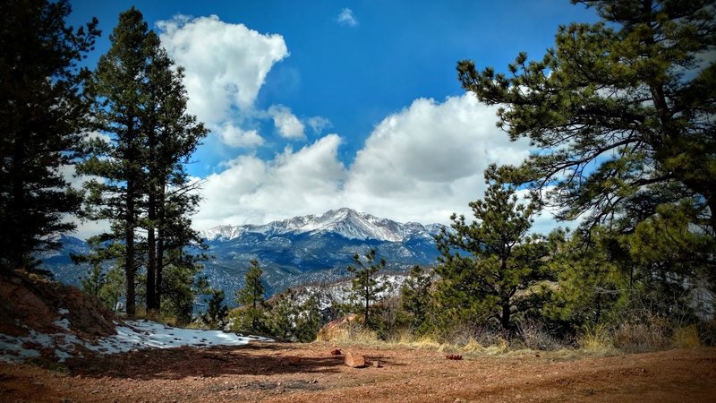 View towards Pikes Peak.