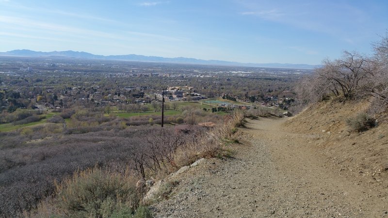 View facing west-northwest on the BST.