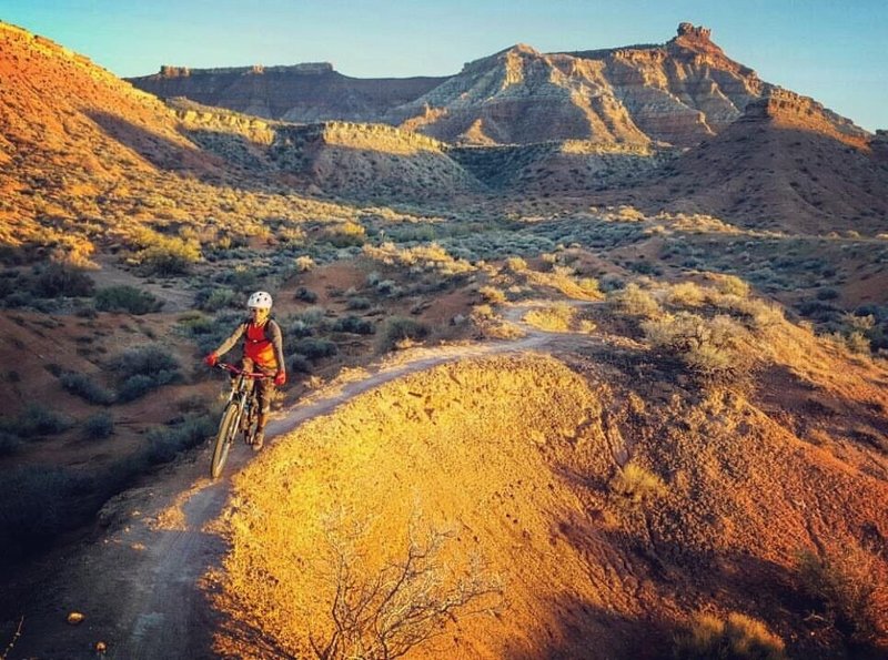 Sunset ride at Goosebump.