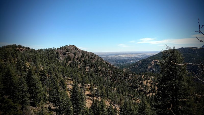 View east towards Colorado Springs.