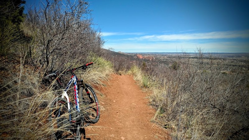 Overlook to Garden of the Gods, near the end of the trail.