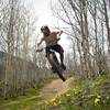 Riding out the bottom section of Rainbow Trail close to Silverton, Colorado.