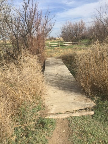 Bridge crossing.