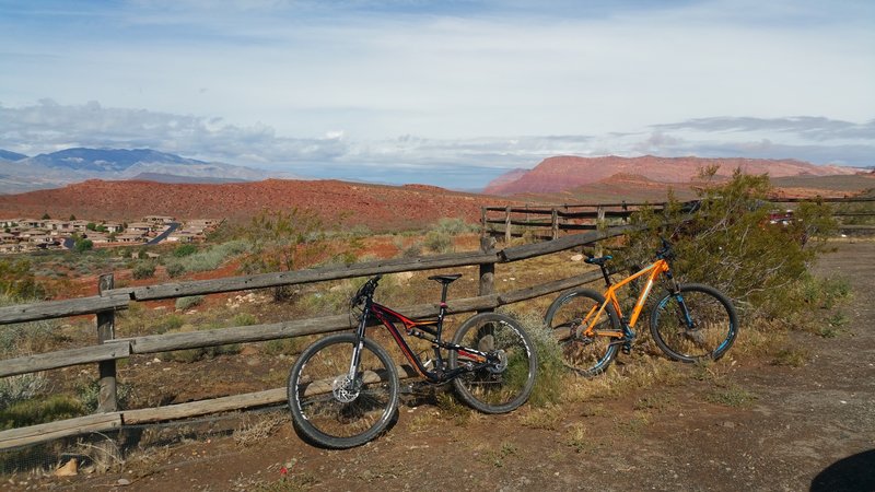 Looking northwest from the Chuckwalla Climbing Area parking area. You can see where the trail takes you to in the distance. Beautiful views.