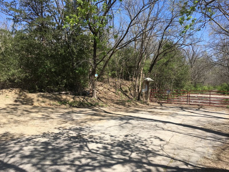 Grasshopper Trailhead at Westlake Road and 74th Street, take a right on a gravel road. This dead ends at the abandoned campground entry. Park alongside the road's edge and not in the road.