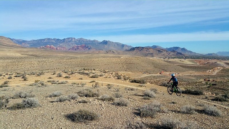 Views of Red Rock and Summerlin area.