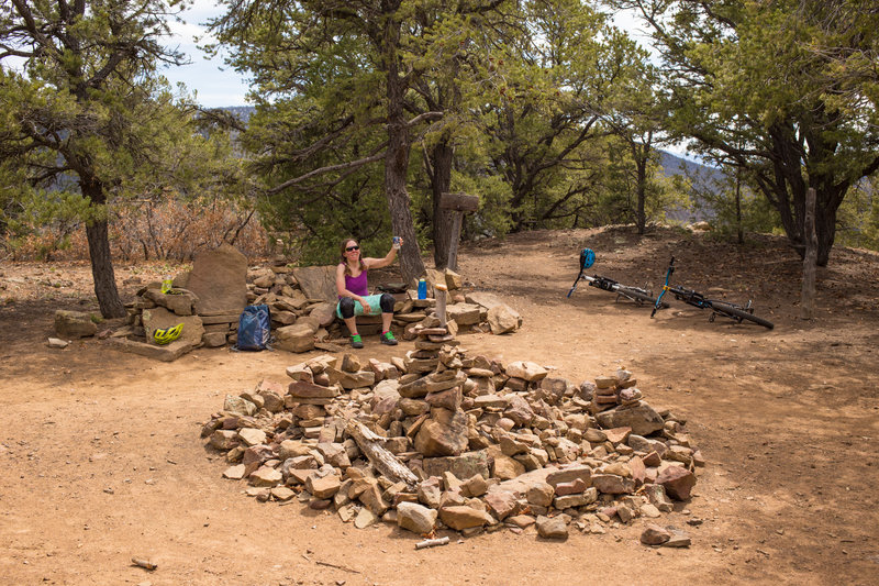 The Stone Thrones on Devisadero Peak.