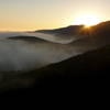 Marine layer, sunset, Pacific Palisades. with permission from laollis